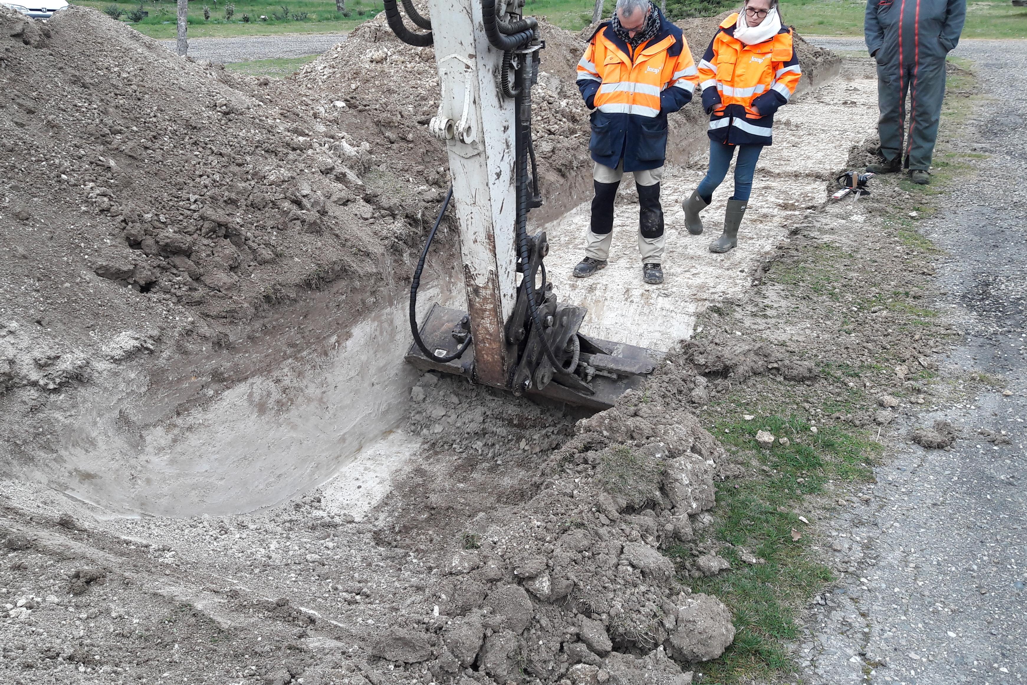 Fouilles archéologiques INRAP à Gramont