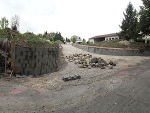 Travaux accès parking Gramont