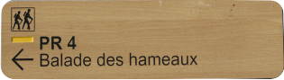 Panneau balade des hameaux